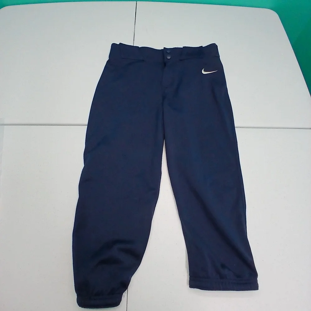 Nike Team Engineered Baseball‎ Pants Navy Blue Small Mens Youth X208